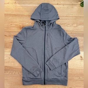 MPG grey zip up performance gear like new size medium